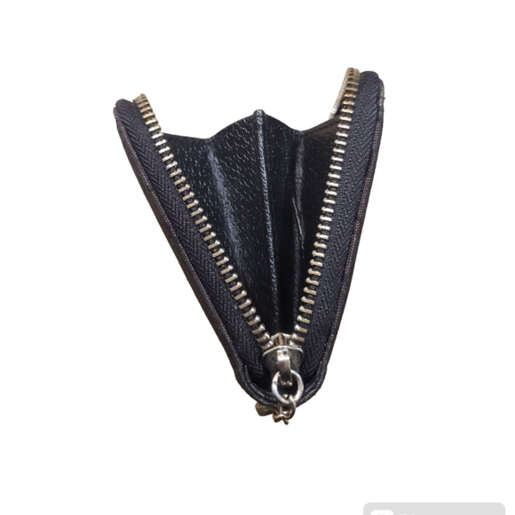 BVLGARI Authentic Black Canvas Zip Around Wallet - Picture 11 of 15